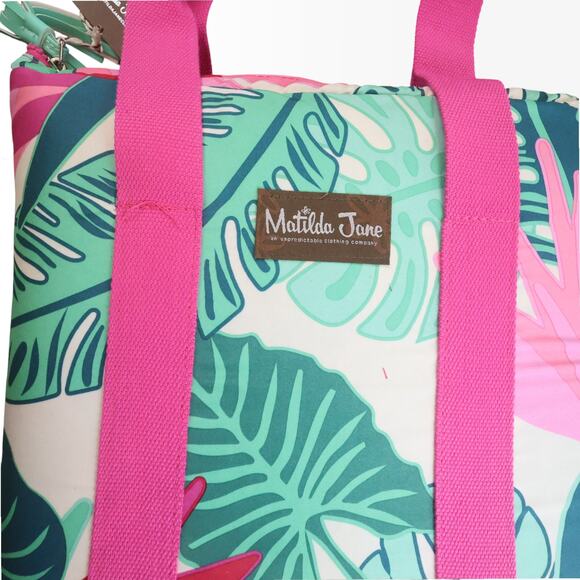 Matilda Jane Enchanted Garden Packable Beach Mat Tote NWT - Picture 2 of 8
